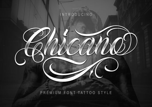 cursive tattoo font