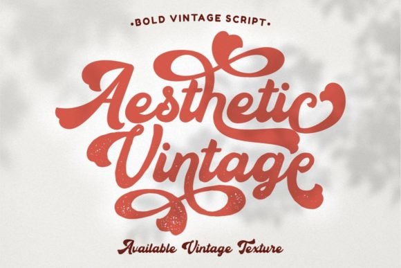 vintage script font
