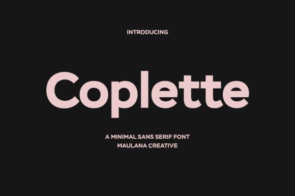 geometric sans serif font