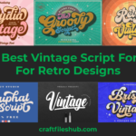 22 Best Vintage Script Fonts For Retro Designs