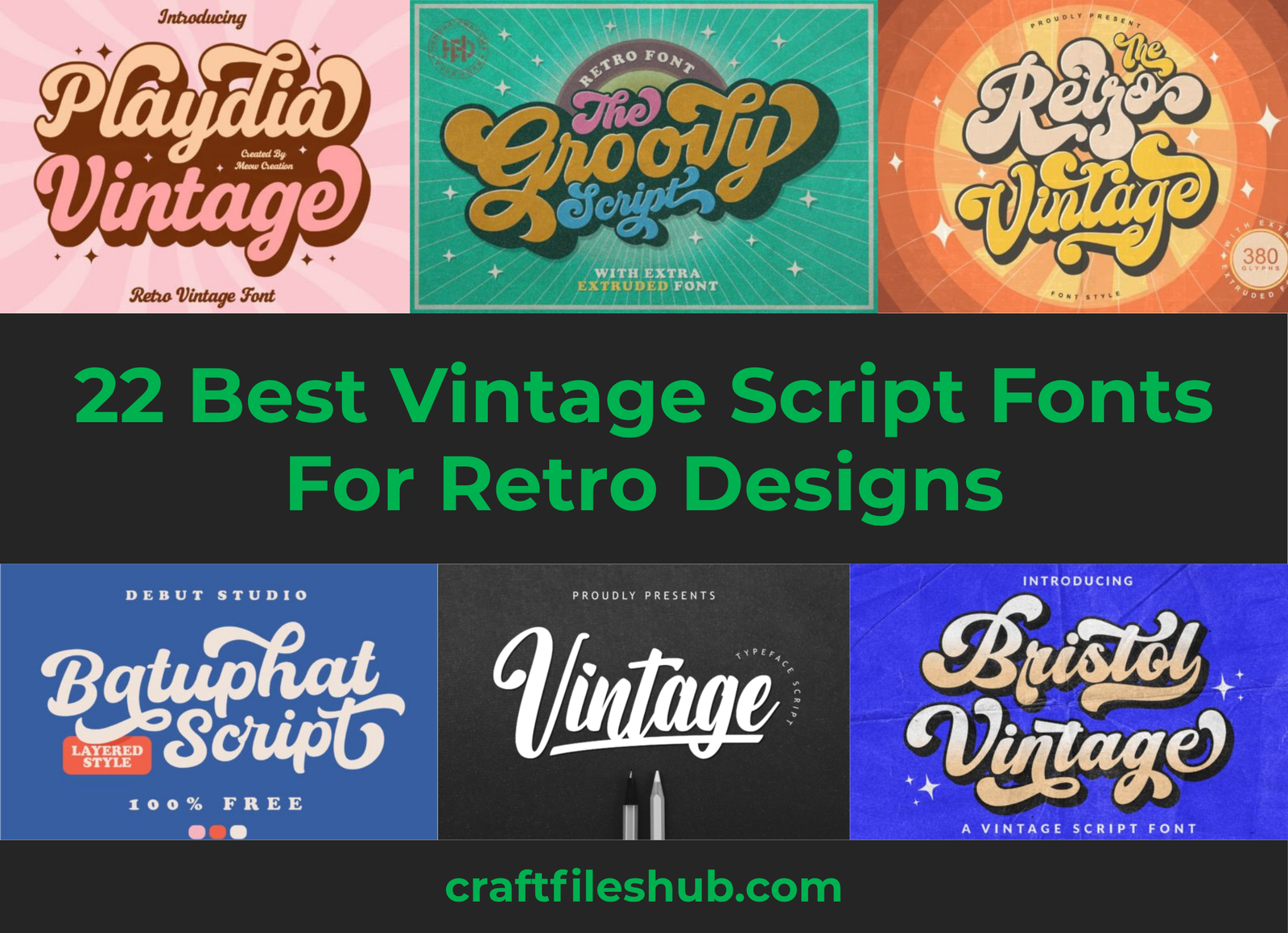 Read more about the article 22 Best Vintage Script Fonts For Retro Designs