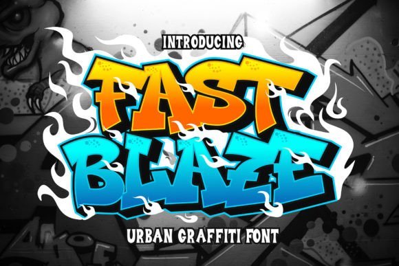 display graffiti font