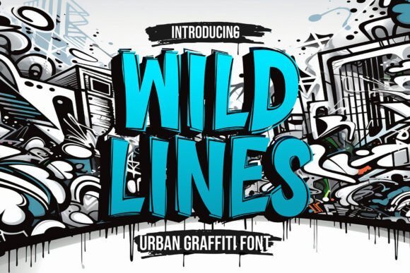 display graffiti font