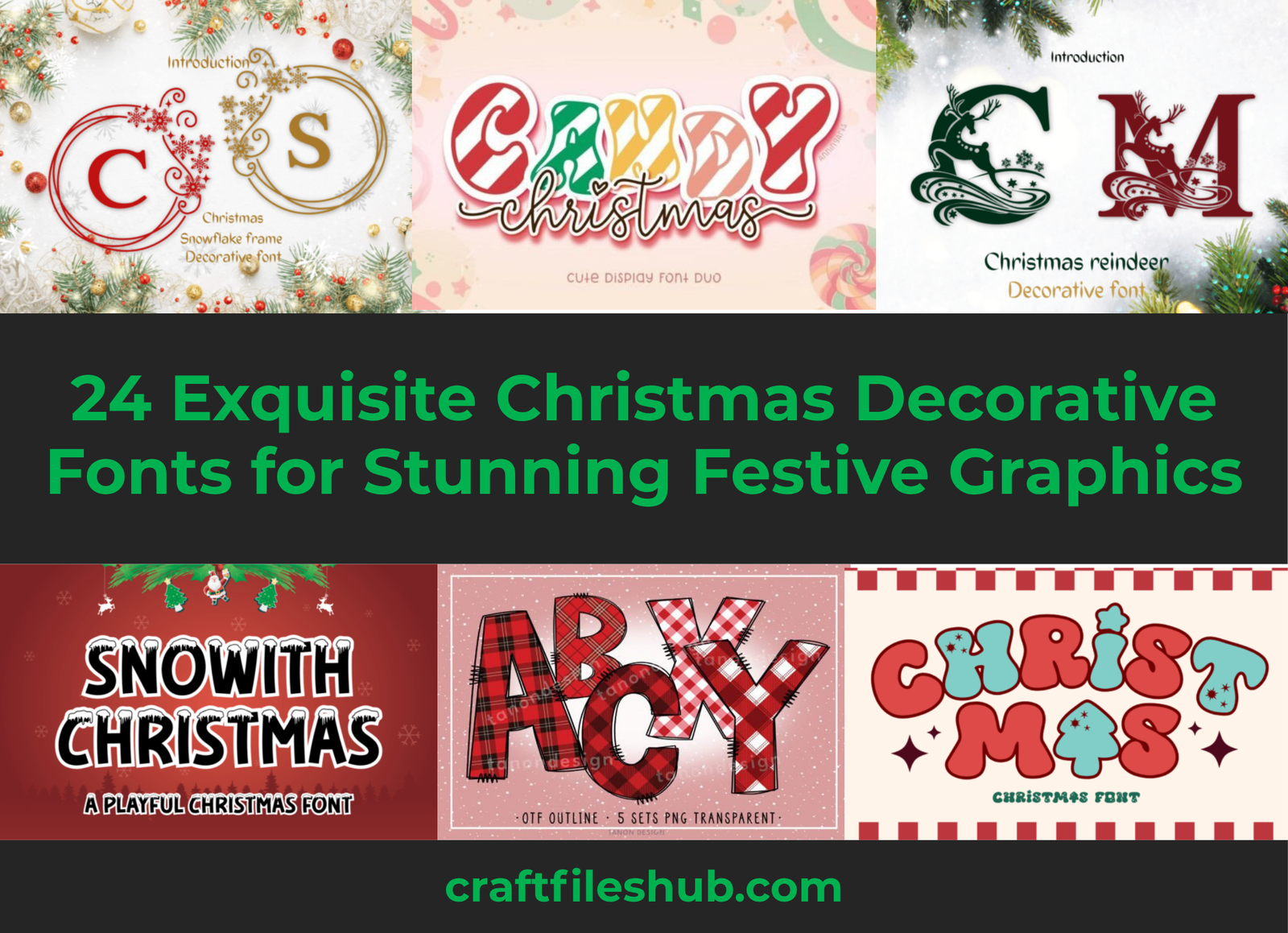 Read more about the article 24 Exquisite Christmas Decorative Fonts for Stunning Festive Graphics