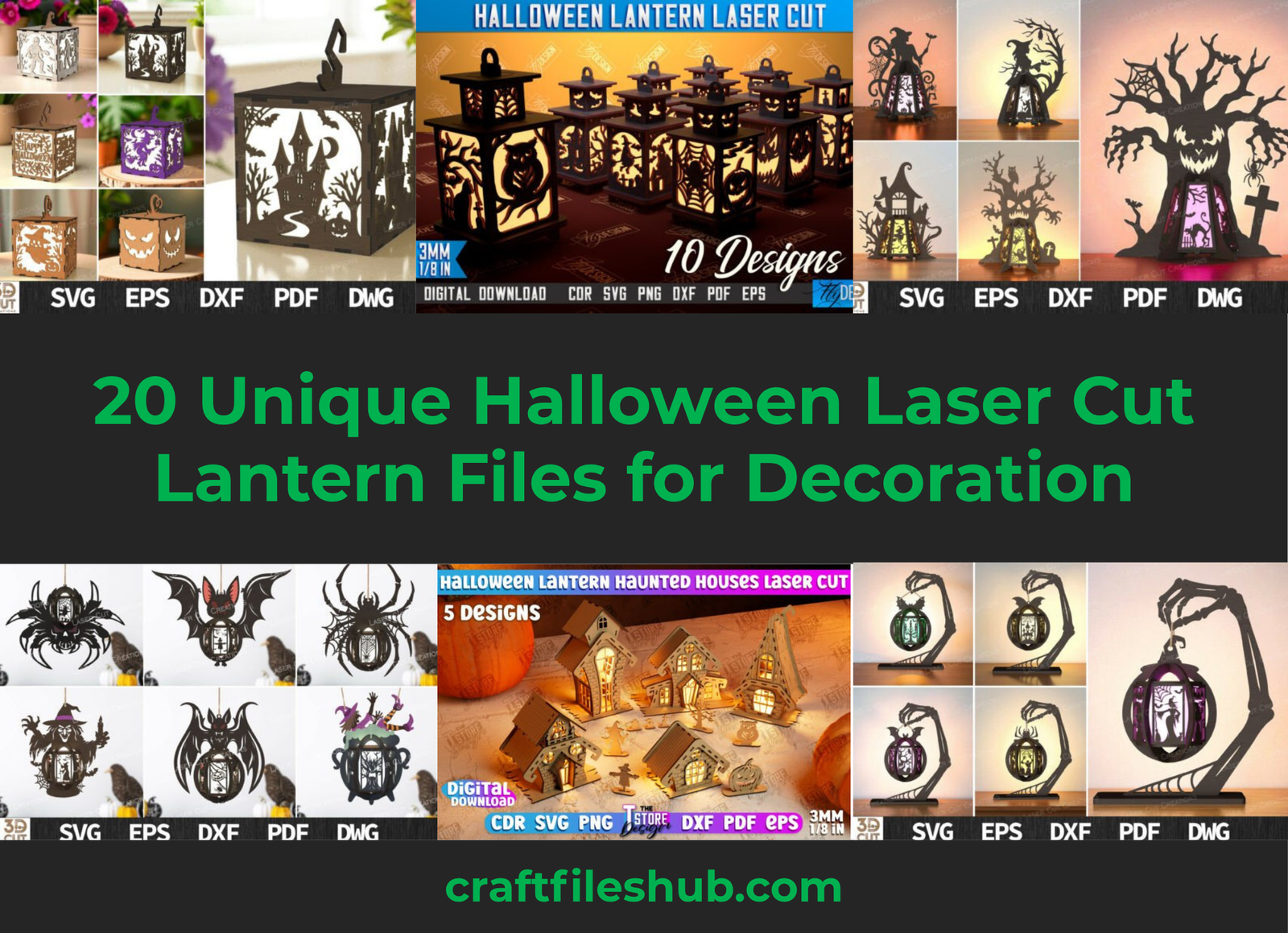 Read more about the article 20 Unique Halloween Laser Cut Lantern Files for Decoration