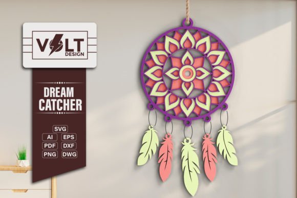 3d dream catcher layered laser cut file