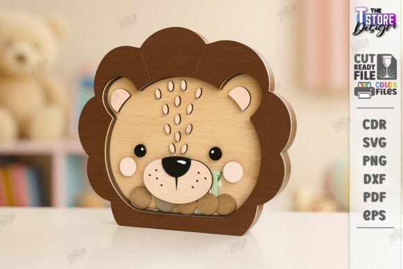 cute animal money box cnc router file