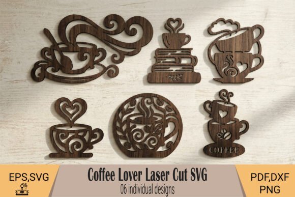 coffee lover laser cut bundle