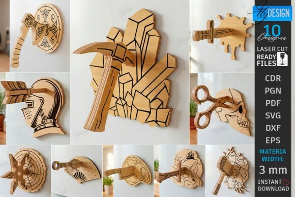 magnet note holders laser cut bundle
