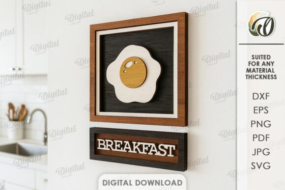 kitchen wall decor laser cut