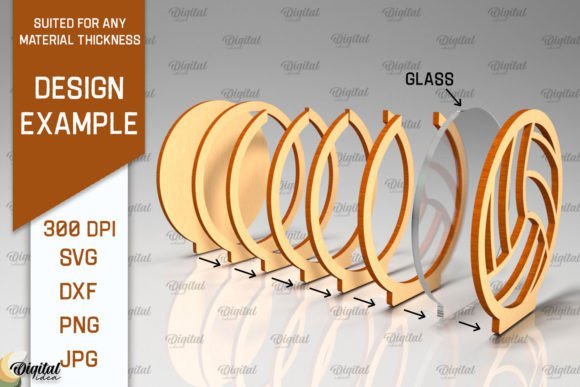 sport piggy bank svg dxf laser cut files