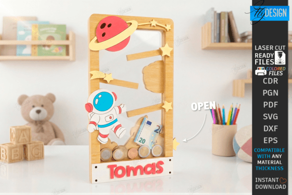 coin drop bank svg bundle