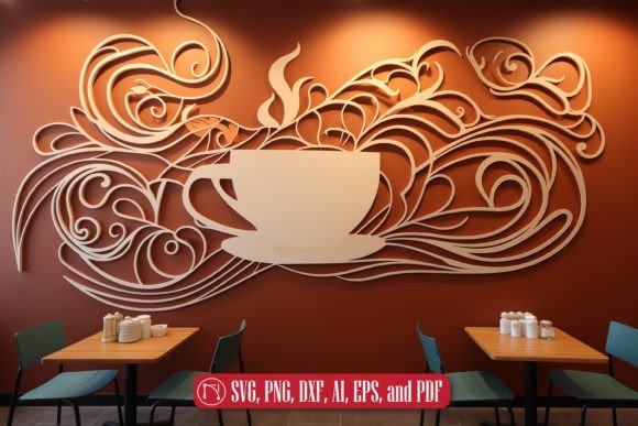 coffee shop interior design cnc