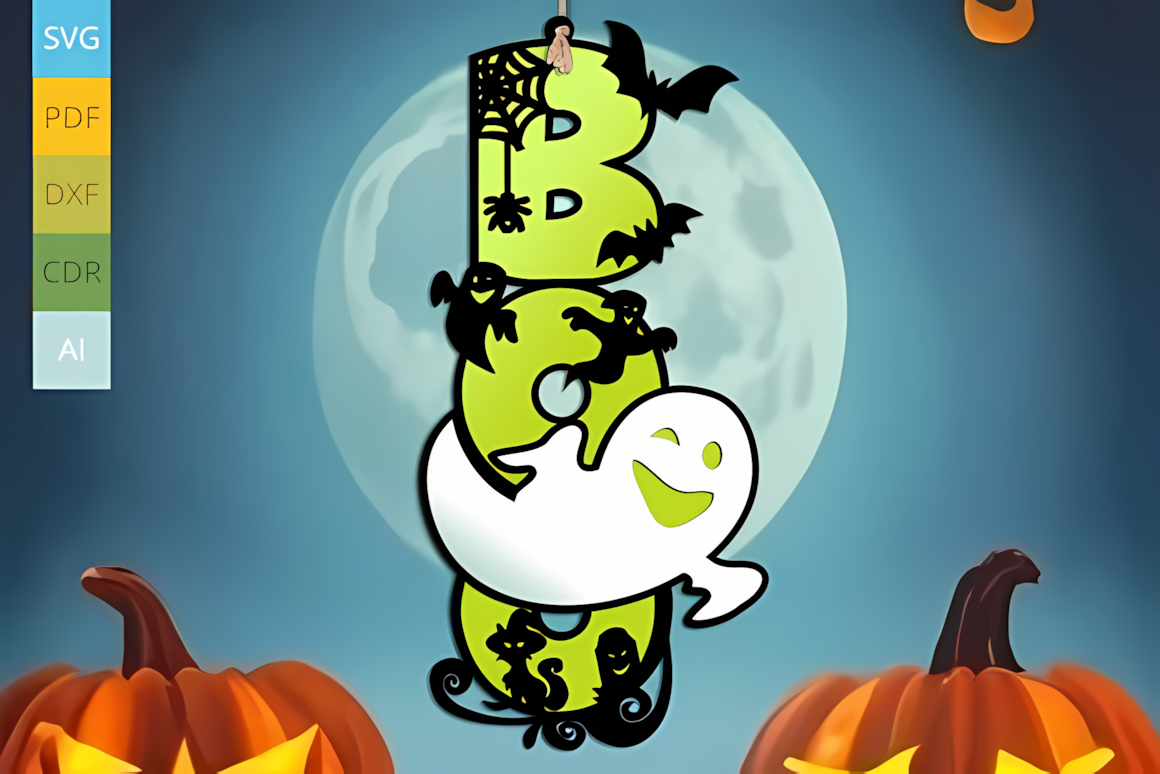 spooky ghost ornament hanger project