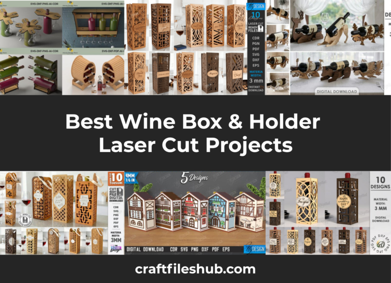 best wine box and holder laser cut files