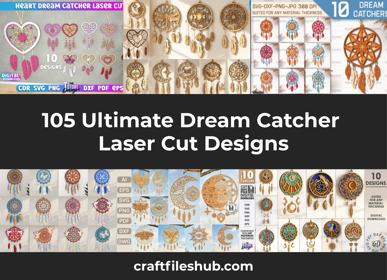 You are currently viewing 105 Ultimate Dream Catcher Laser Cut Designs for Commercial Use
