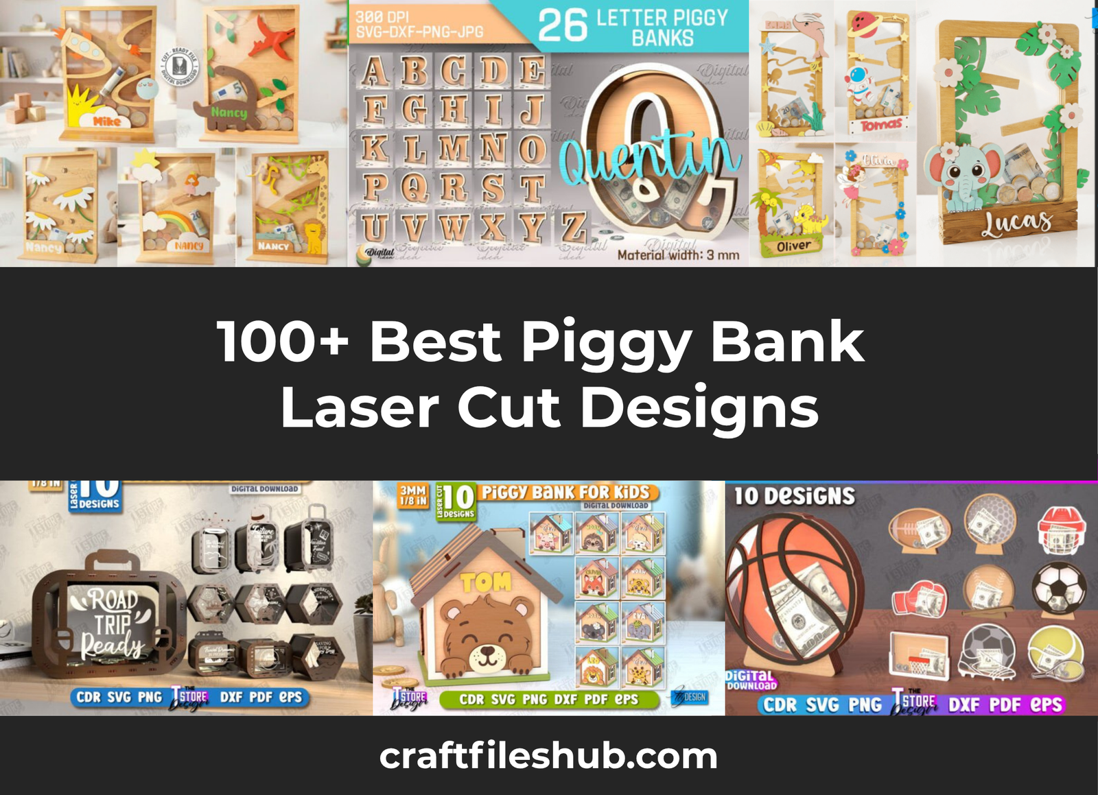 Read more about the article 100+ Best Piggy Bank Laser Cut Designs: From Kids’ Gifts to Adult Savings Challenges