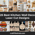 125 Best Kitchen Wall Decor Laser Cut Designs
