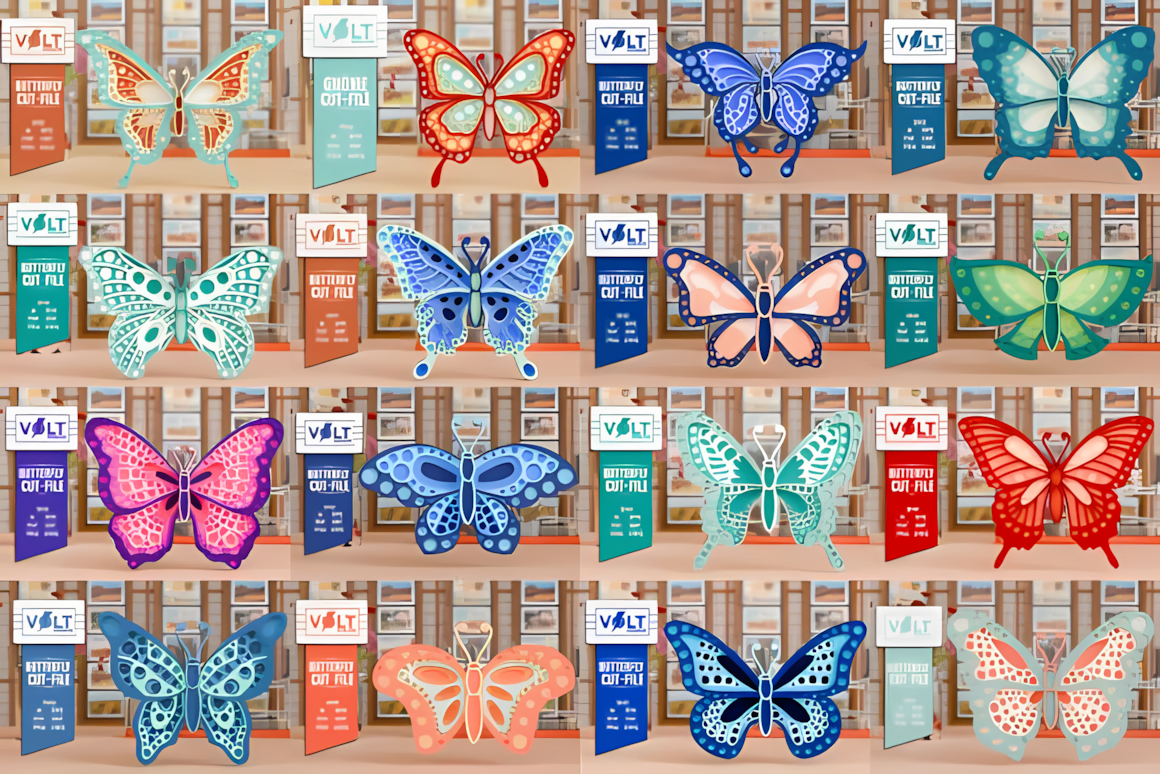 butterfly laser cut project bundle