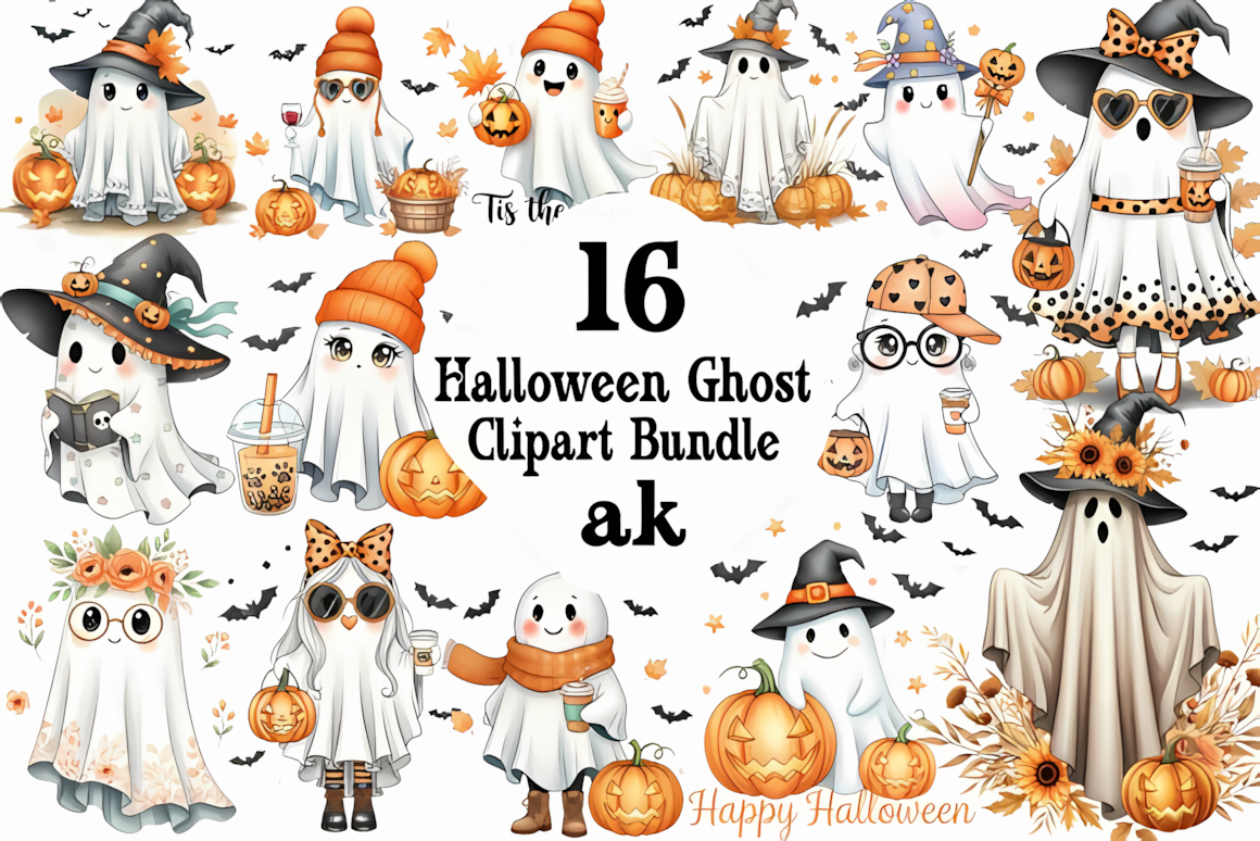 funny retro halloween ghost png for t-shirt sublimation design