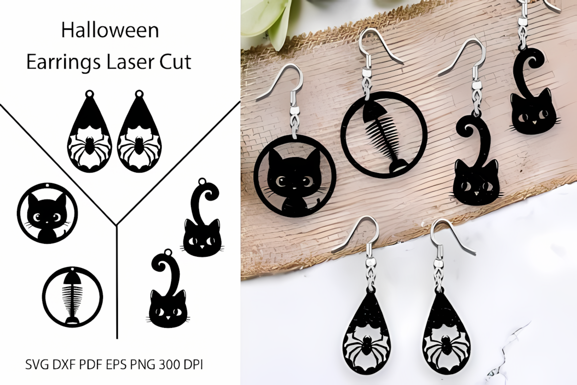 svg files for halloween earrings