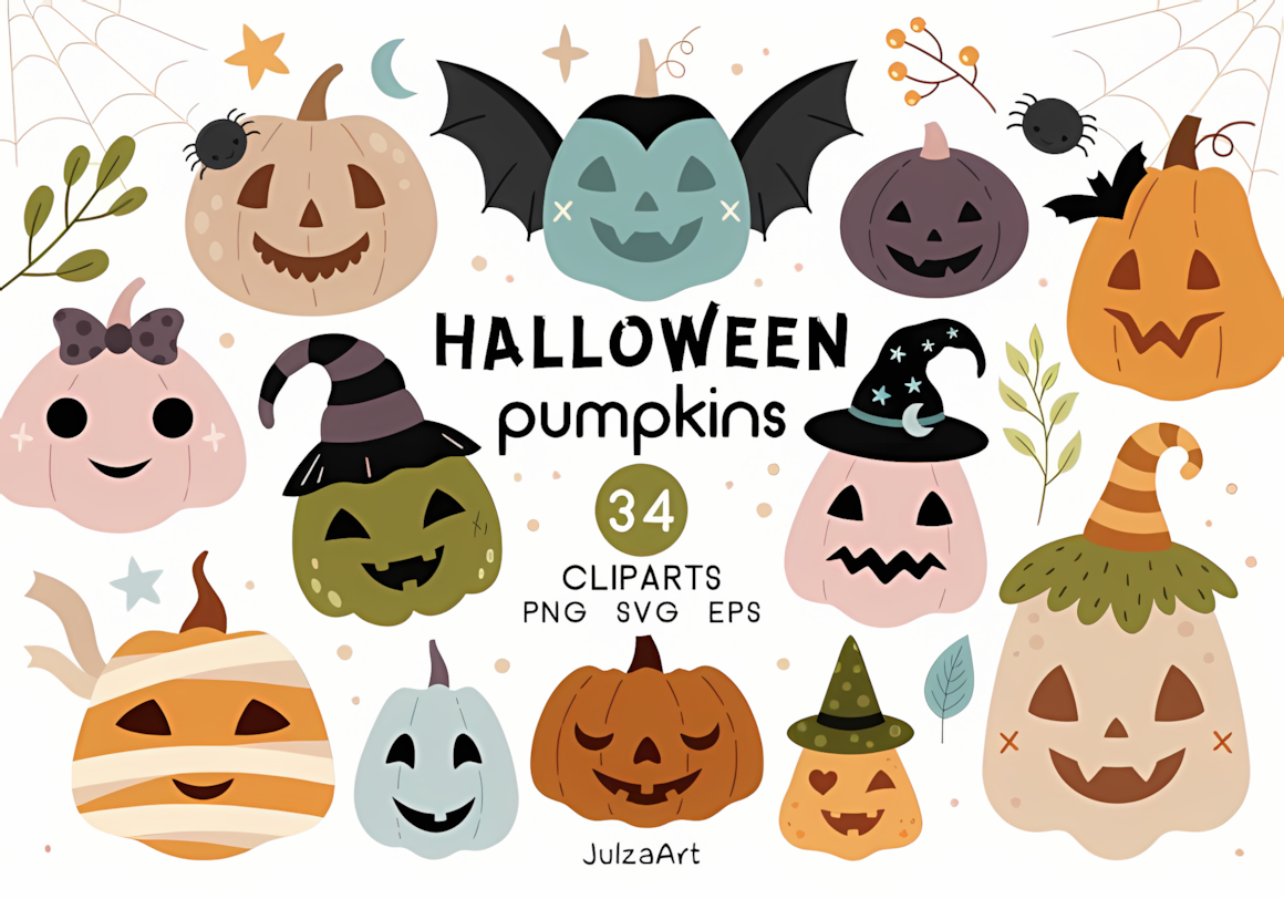 jack o lantern halloween pumpkin svg digital file