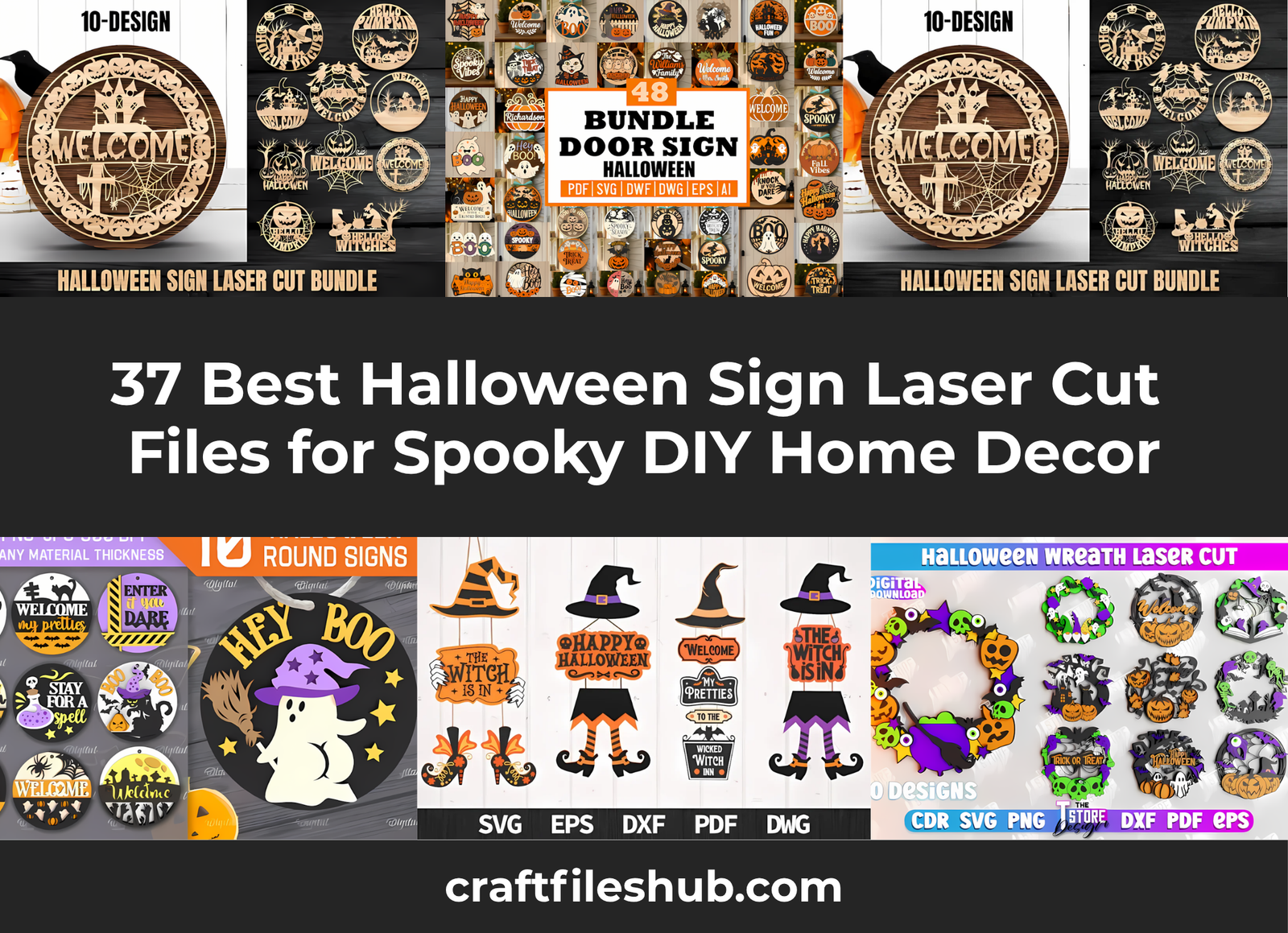 Read more about the article 37 Best Halloween Sign Laser Cut Files for Spooky DIY Home Decor