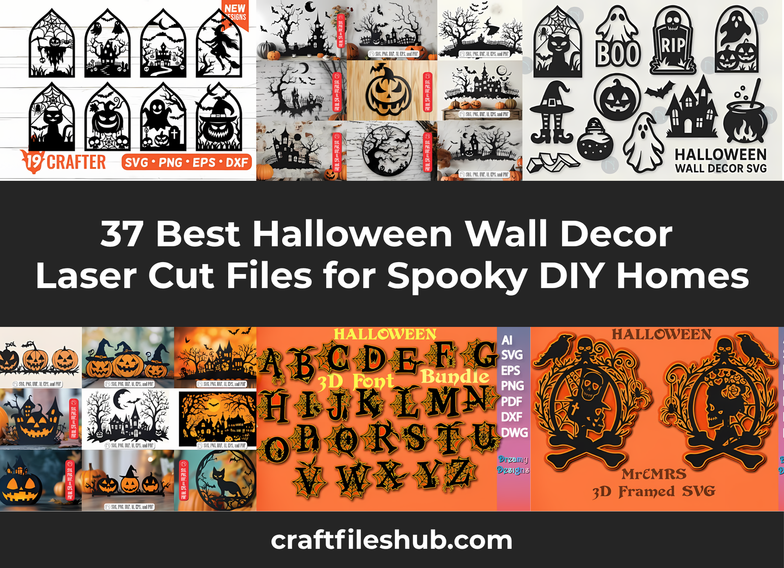 Read more about the article 37 Best Halloween Wall Decor Laser Cut Files for Spooky DIY Homes