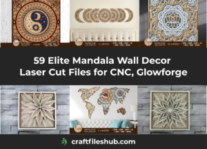 Read more about the article 59 Elite Mandala Wall Decor Laser Cut Files for CNC, Glowforge