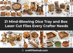 Read more about the article 21 Mind-Blowing Dice Tray and Box Laser Cut Files Every Crafter Needs