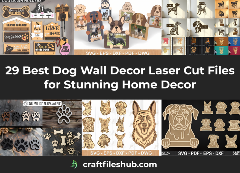 29 best dog wall decor laser cut files