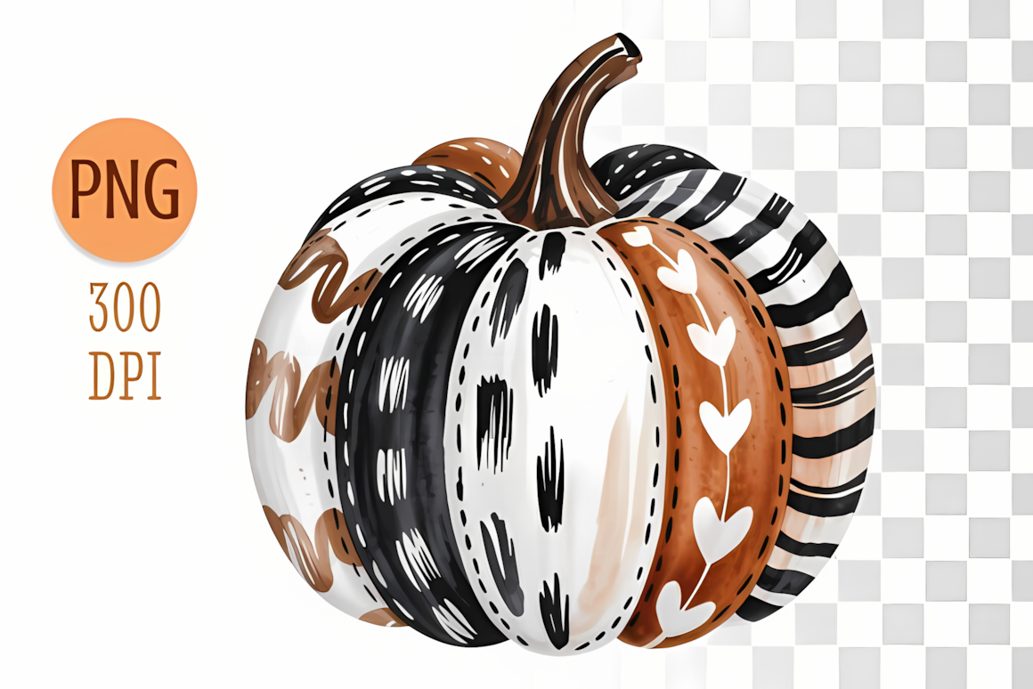 autumn season watercolor halloween pumpkin png