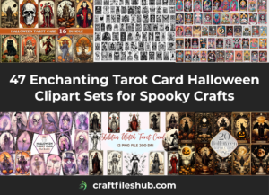 Read more about the article 47 Enchanting Tarot Card Halloween Clipart Sets for Spooky Crafts