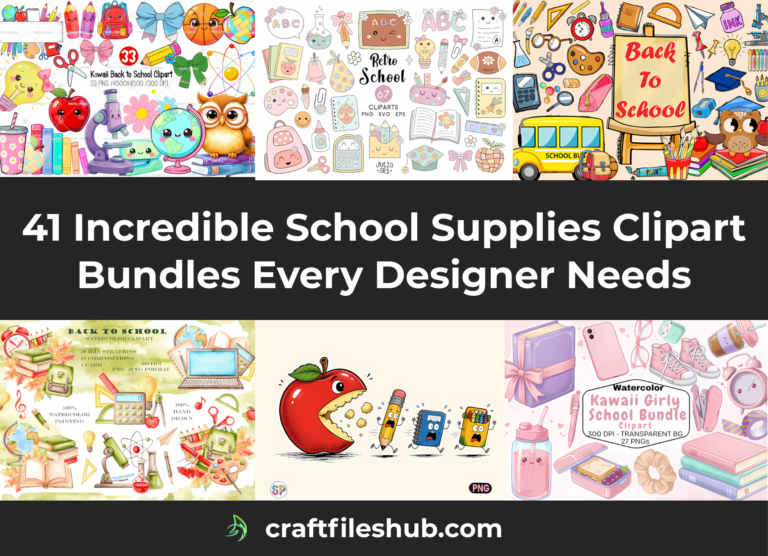 41 best school supplies clipart graphics