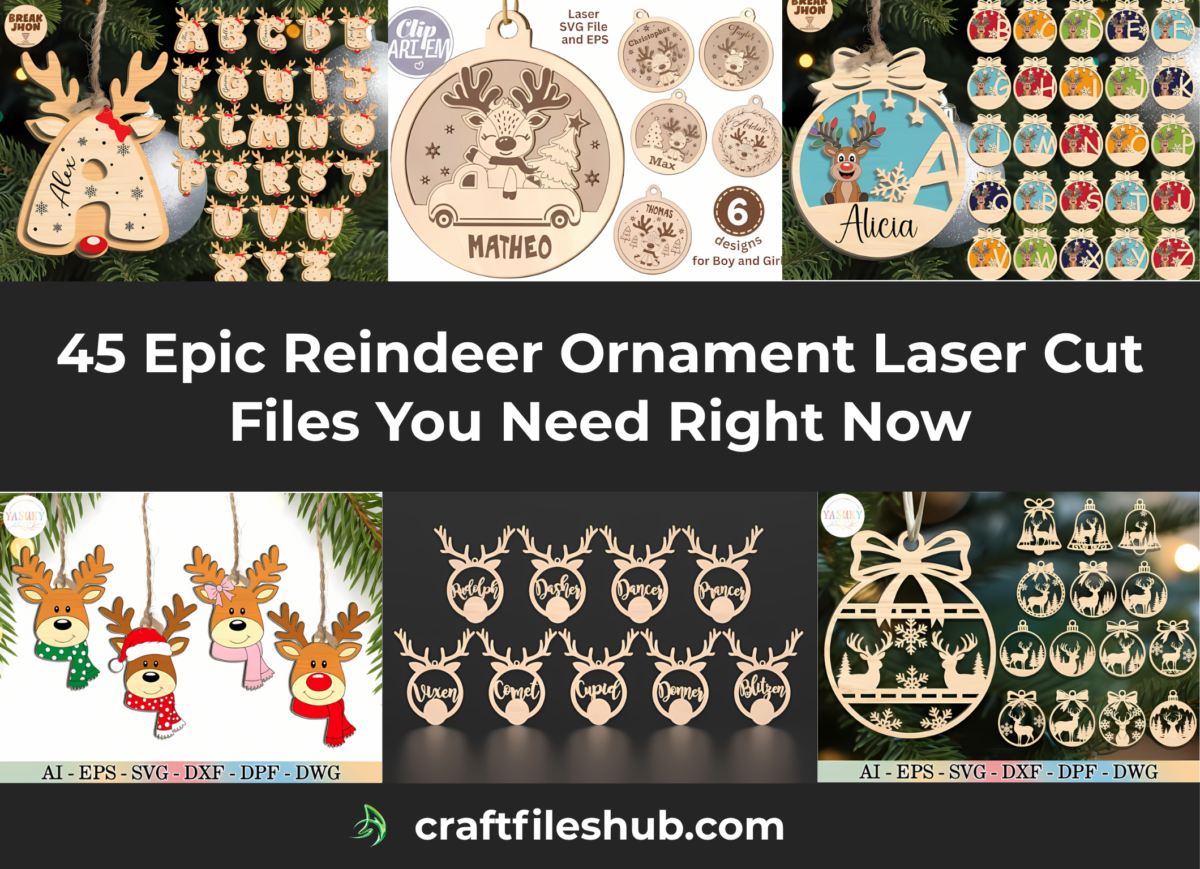 Read more about the article 45 Epic Reindeer Ornament Laser Cut Files You Need Right Now