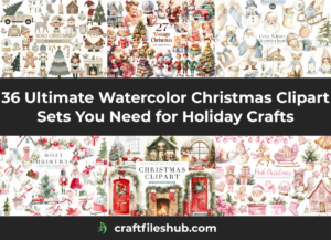 Read more about the article 36 Ultimate Watercolor Christmas Clipart Sets You Need for Holiday Crafts
