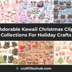 26 Adorable Kawaii Christmas Clipart Collections For Holiday Crafts